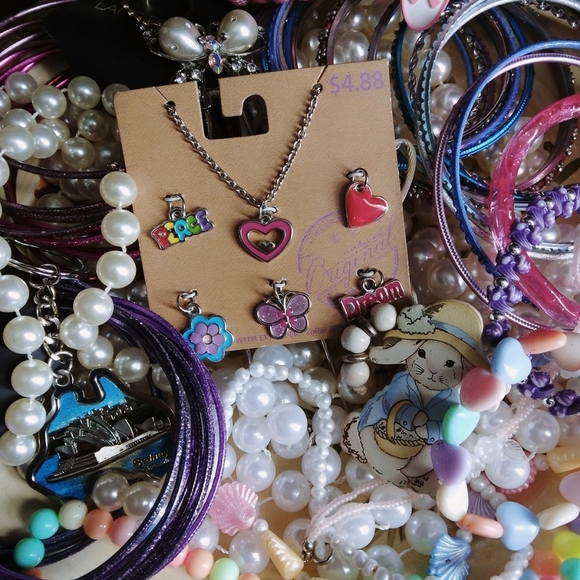 Jewelry - Junk Jewelry Craft Repurpose Lot